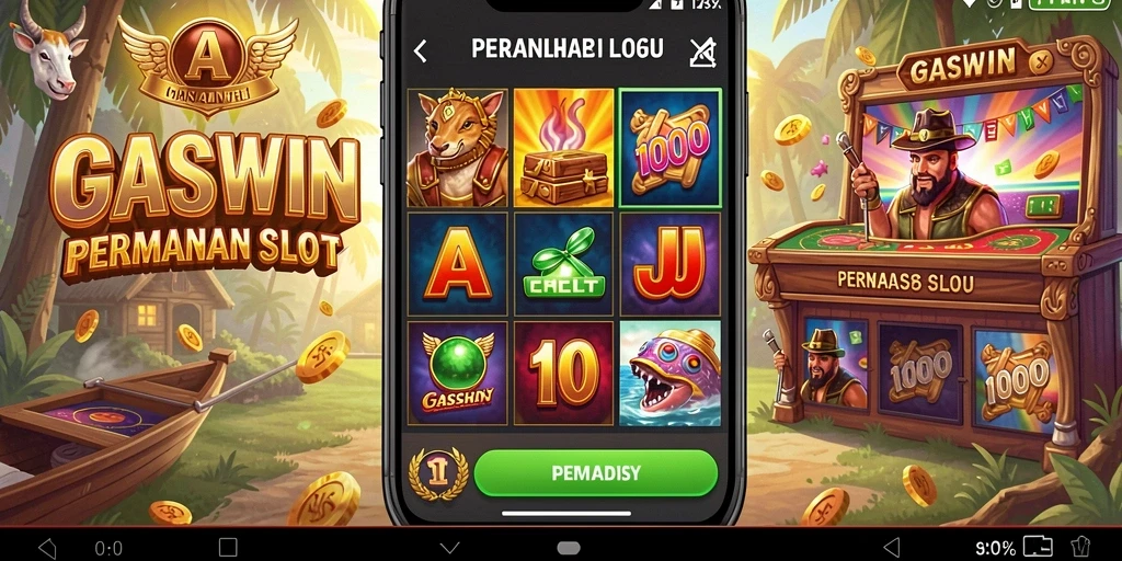 Tampilan menarik dan gameplay seru dari GASWIN slot.