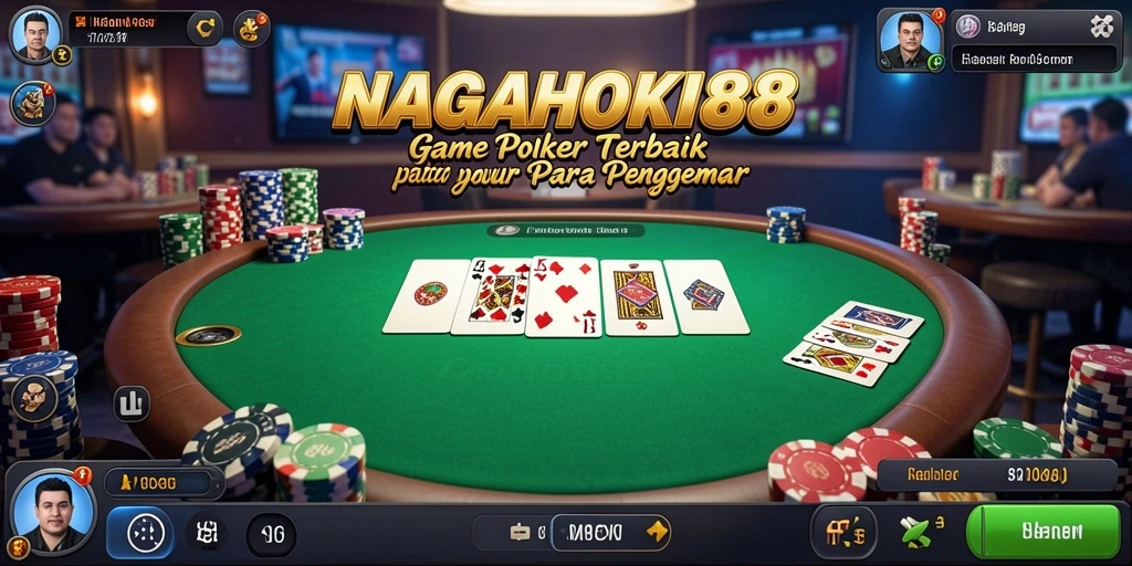 Tampilan gameplay NAGAHOKI88 yang seru dan kompetitif dalam poker.