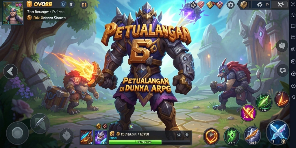 Tampilan gameplay OVO88 yang mengesankan dan dinamis.