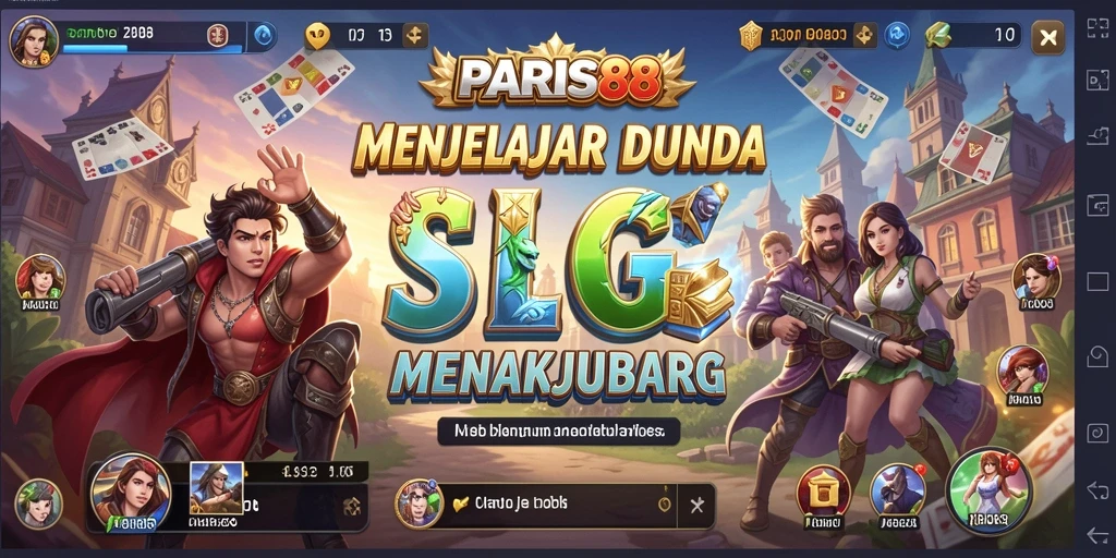 Screenshot utama PARIS88 menampilkan gameplay strategi yang mendalam.