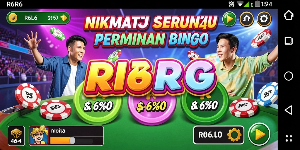 Tampilan gameplay menarik dari game Bingo R6R6.