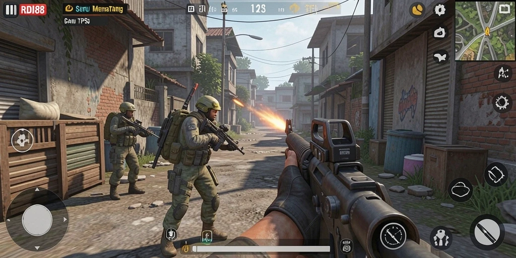 Tampilan menarik dari gameplay RDI88 dengan aksi mendebarkan.