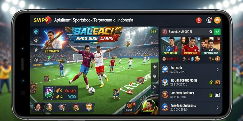 Tampilan menarik dari gameplay taruhan olahraga di SVIP9.
